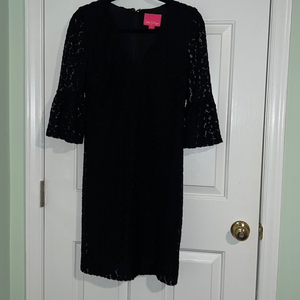 VGUC XS black lace Lilly Pulitzer Dress